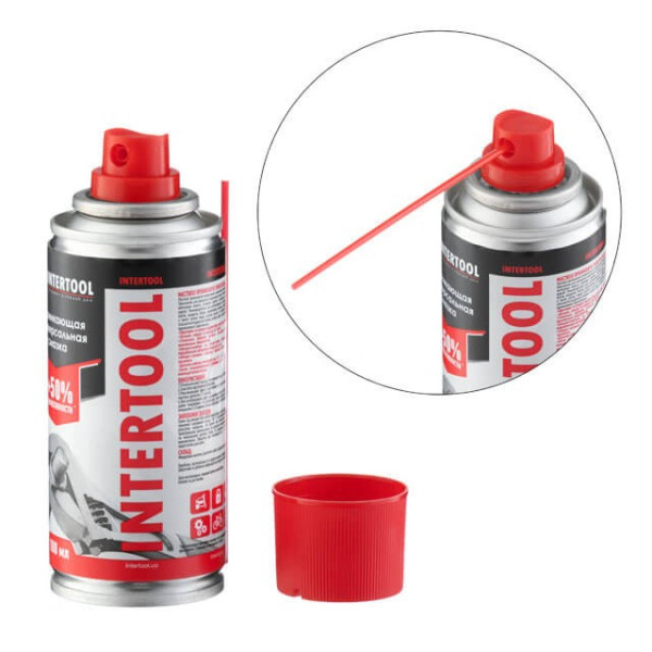 Penetrating universal lubricant, aerosol 100 ml. Intertool FS-4010