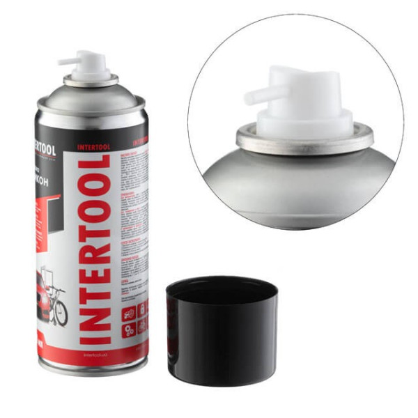 Lubricant Silicone, aerosol 400 ml. Intertool FS-6040
