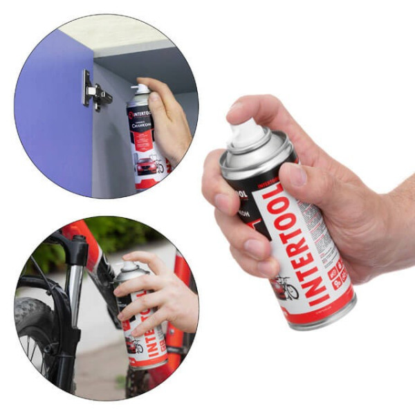 Lubricant Silicone, aerosol 200 ml. Intertool FS-6020