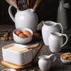 Масленка с крышкой Maxwell Williams WHITE BASICS KITCHEN фарфоровая, 250 гр.