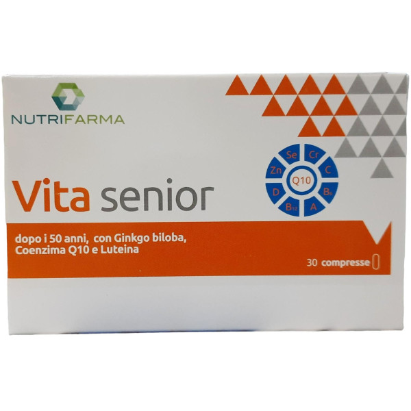 Vita senior complex of vitamins and minerals for people over 50 years old Aquaviva Nutrifarma