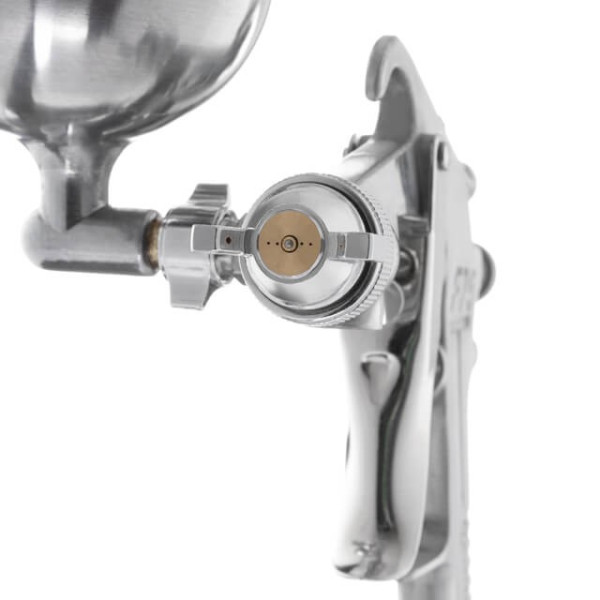 Paint gun pneumatic HP, nozzle 1.5 mm, upper metal tank 400 ml, 5 bar Intertool PT-0202