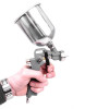 Paint gun pneumatic HP, nozzle 1.5 mm, upper metal tank 600 ml, 5 bar Intertool PT-0205