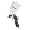 Paint gun pneumatic HP, nozzle 1.5 mm, upper plastic tank 600 ml, 3 adjustments, 5 bar Intertool PT-0210