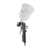 Paint gun pneumatic HP, nozzle 1.5 mm, upper plastic tank 600 ml, 3 adjustments, 5 bar Intertool PT-0210