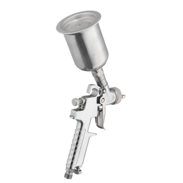 Paint sprayer pneumatic HP MINI, nozzle 0.5 mm, upper metal tank 125 ml, 5 bar Intertool PT-0306