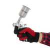 Paint sprayer pneumatic HP MINI, nozzle 0.5 mm, upper metal tank 125 ml, 5 bar Intertool PT-0306
