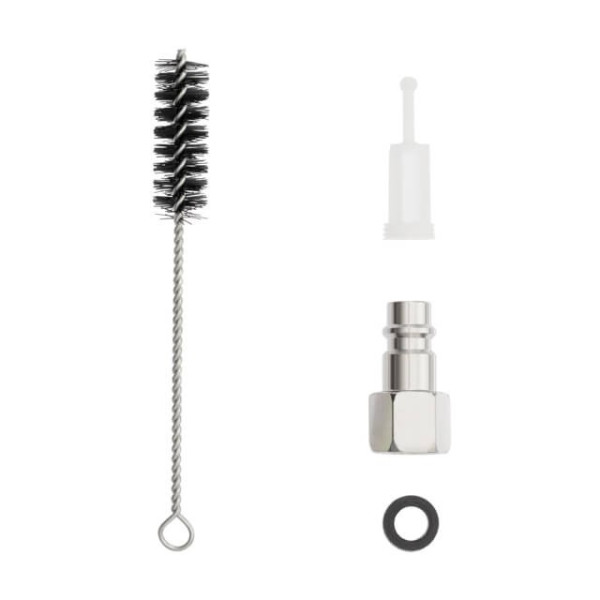 Paint sprayer pneumatic HP MINI, nozzle 0.5 mm, upper metal tank 125 ml, 5 bar Intertool PT-0306