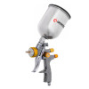 Pneumatic paint sprayer LVLP BRONZE professional, nozzle 1.8 mm, upper metal tank 600 ml., 1.5 bar Intertool PT-0135