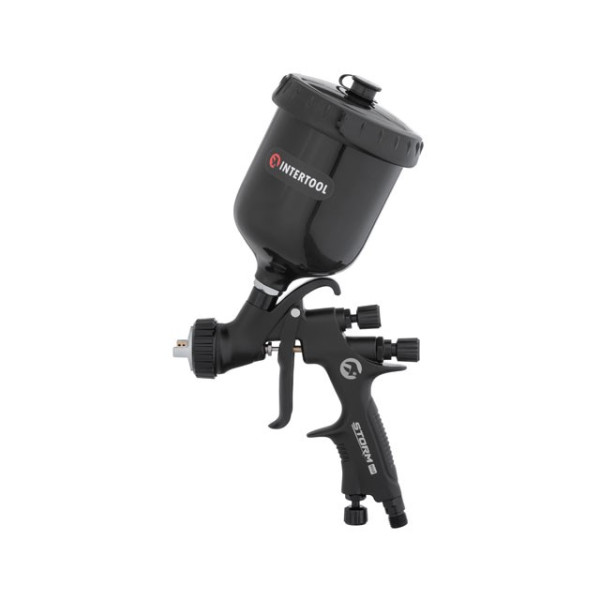 Пневматический краснопульт HVLP BLACK M-DIAMOND профессиональный Intertool PT-0163