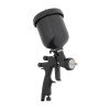 Пневматический краснопульт HVLP BLACK M-DIAMOND, форсунка 1.4 мм Intertool PT-0164