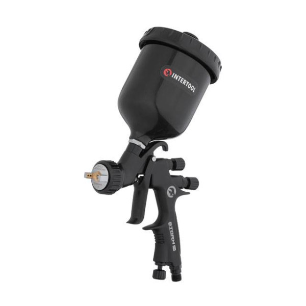 Пневматический краснопульт HVLP BLACK M-DIAMOND профессиональный Intertool PT-0168