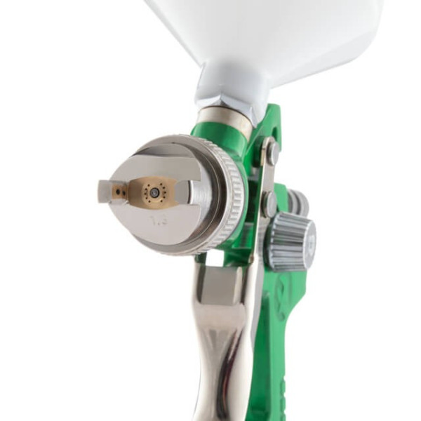 Paint sprayer pneumatic HVLP, nozzle 1.3 mm, upper plastic tank 600 ml, 3 bar Intertool PT-0117