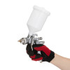 HVLP pneumatic spray gun, nozzle 1.4 mm, upper plastic tank 600 ml, 3 bar Intertool PT-0103