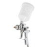 HVLP pneumatic spray gun, nozzle 1.4 mm, upper plastic tank 600 ml, 3 bar Intertool PT-0103