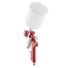 Paint gun pneumatic HVLP nozzle 1.4 mm, upper plastic tank 600 ml, 3 bar Intertool PT-0104