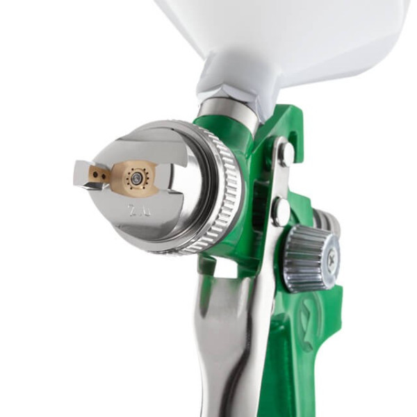 HVLP pneumatic spray gun, nozzle 2.0 mm, upper plastic tank 600 ml, 3 bar Intertool PT-0120