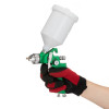 HVLP pneumatic spray gun, nozzle 2.0 mm, upper plastic tank 600 ml, 3 bar Intertool PT-0120