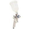 Paint sprayer pneumatic HVLP II MINI professional, nozzle 0.8 mm, upper plastic tank 250 ml, 2-2.5 bar Intertool PT-0128