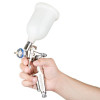 Paint sprayer pneumatic HVLP II MINI professional, nozzle 0.8 mm, upper plastic tank 250 ml, 2-2.5 bar Intertool PT-0128
