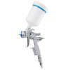Paint gun pneumatic HVLP II professional, nozzle 1.3 mm, upper plastic tank 600 ml, 2 bar Intertool PT-0105