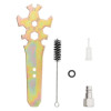 Paint gun pneumatic LVLP, nozzle 1.3 mm, upper plastic tank 600 ml, 2 bar STORM Intertool PT-0138