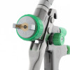 Pneumatic paint sprayer LVLP GREEN professional, nozzle 1.3 mm, upper plastic tank 600 ml., 1.5 bar Intertool PT-0132