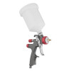 Paint gun pneumatic LVLP TEFLON professional, nozzle 1.3 mm, upper plastic tank 600 ml., 1.5 bar, STORM Intertool PT-0143