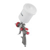 Paint gun pneumatic LVLP TEFLON professional, nozzle 1.3 mm, upper plastic tank 600 ml., 1.5 bar, STORM Intertool PT-0143
