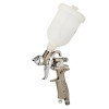 Paint gun pneumatic LVMP MINI, nozzle 0.8 mm, upper plastic tank 250 ml, 2-2.5 bar Intertool PT-0129
