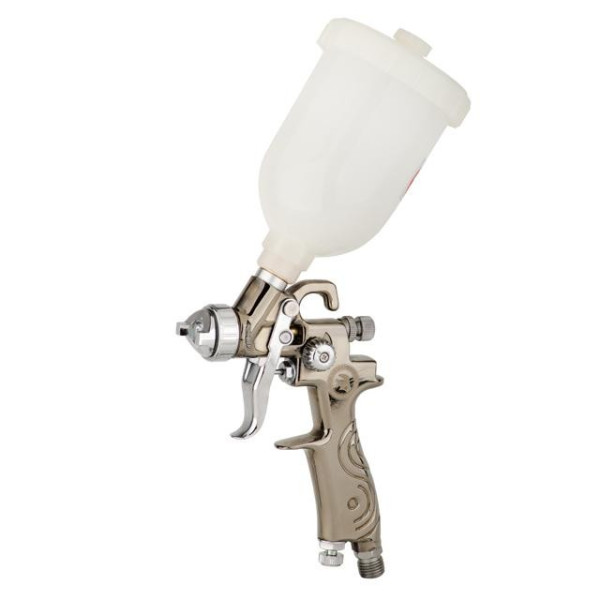 Paint gun pneumatic LVMP MINI, nozzle 0.8 mm, upper plastic tank 250 ml, 2-2.5 bar Intertool PT-0129