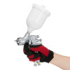 Paint sprayer pneumatic LVMP professional, nozzle 1.4 mm, upper plastic tank 600 ml., 2 bar Intertool PT-0115