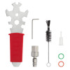 Paint sprayer pneumatic LVMP professional, nozzle 1.4 mm, upper plastic tank 600 ml., 2 bar Intertool PT-0115