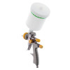 Pneumatic paint sprayer LVLP BRONZE professional, nozzle 1.8 mm, upper plastic tank 600 ml., 1.5 bar Intertool PT-0136
