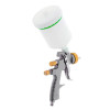 Pneumatic paint sprayer LVLP BRONZE professional, nozzle 1.8 mm, upper plastic tank 600 ml., 1.5 bar Intertool PT-0136