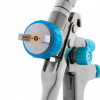 Paint sprayer pneumatic LVLP BLUE professional, nozzle 1.4 mm, upper plastic tank 600 ml., 1.5 bar Intertool PT-0134