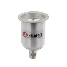 Metal tank for HVLP mini with internal thread M14x1, 125 ml Intertool PT-1903