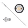 Kit 1.3 mm nozzle, air head, needle for spray guns HVLP BLACK M-DIAMOND (PT-0163, PT-0164, PT-0168) STORM Intertool PT-2613