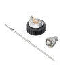 Kit 1.4 mm nozzle, air head, needle for spray guns HVLP BLACK M-DIAMOND (PT-0163, PT-0164, PT-0168) STORM Intertool PT-2614