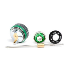 Nozzle set 1.0 mm for paint gun HVLP II mini PT-0128 (nozzle, air head, needle) Intertool PT-2106