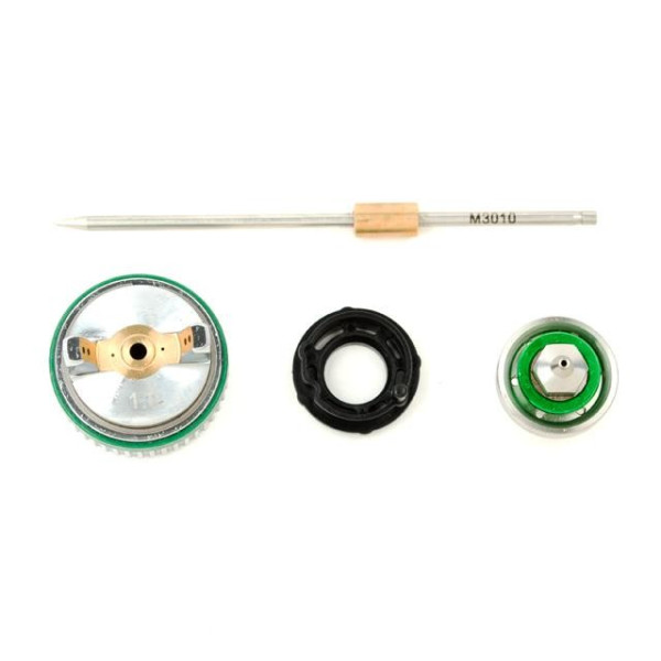 Nozzle set 1.0 mm for paint gun HVLP II mini PT-0128 (nozzle, air head, needle) Intertool PT-2106