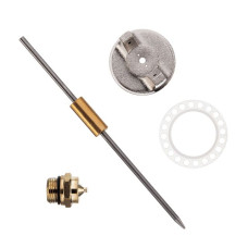 Nozzle set 1.3 mm for paint gun HP PT-0204, PT-0205, PT-0210, PT-0211 (nozzle, air head, needle) Intertool PT-2003
