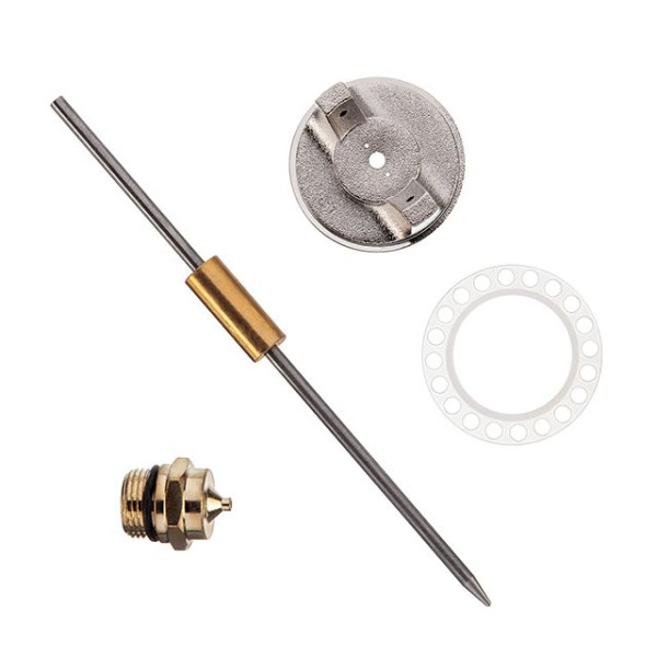 Nozzle set 1.5 mm for paint gun HP PT-0204, PT-0205, PT-0210, PT-0211 (nozzle, air head, needle) Intertool PT-2004