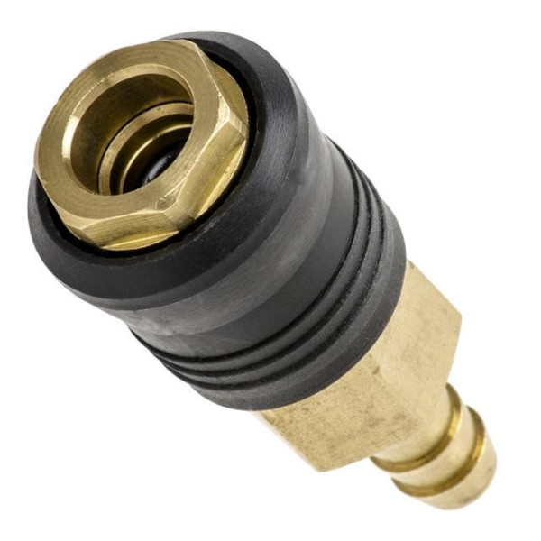 Intertool PT-1813 brass quick-disconnect 10 mm hose connector