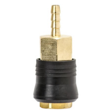 Intertool PT-1811 quick-disconnect hose connector 6 mm, brass