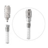 Quick disconnect connection with spring for spiral and straight hoses 5.5x8 mm Intertool PT-1830