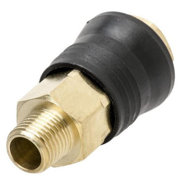 Intertool PT-1815 Brass 1/4 Male Quick Disconnect