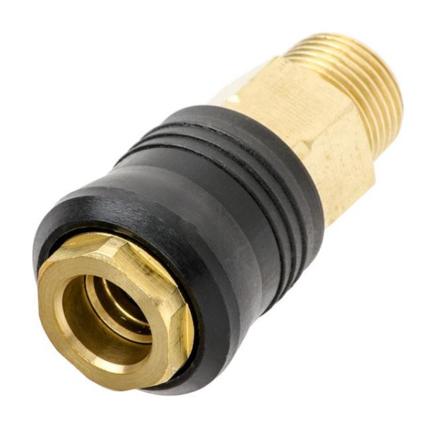 Intertool PT-1819 Brass 3/8 Male Quick Disconnect