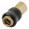 Intertool PT-1814 Brass 1/4 Female Quick Disconnect
