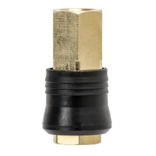 Intertool PT-1814 Brass 1/4 Female Quick Disconnect